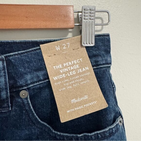 Madewell NWT The Perfect Vintage Wide Leg Jean - Picture 3 of 11